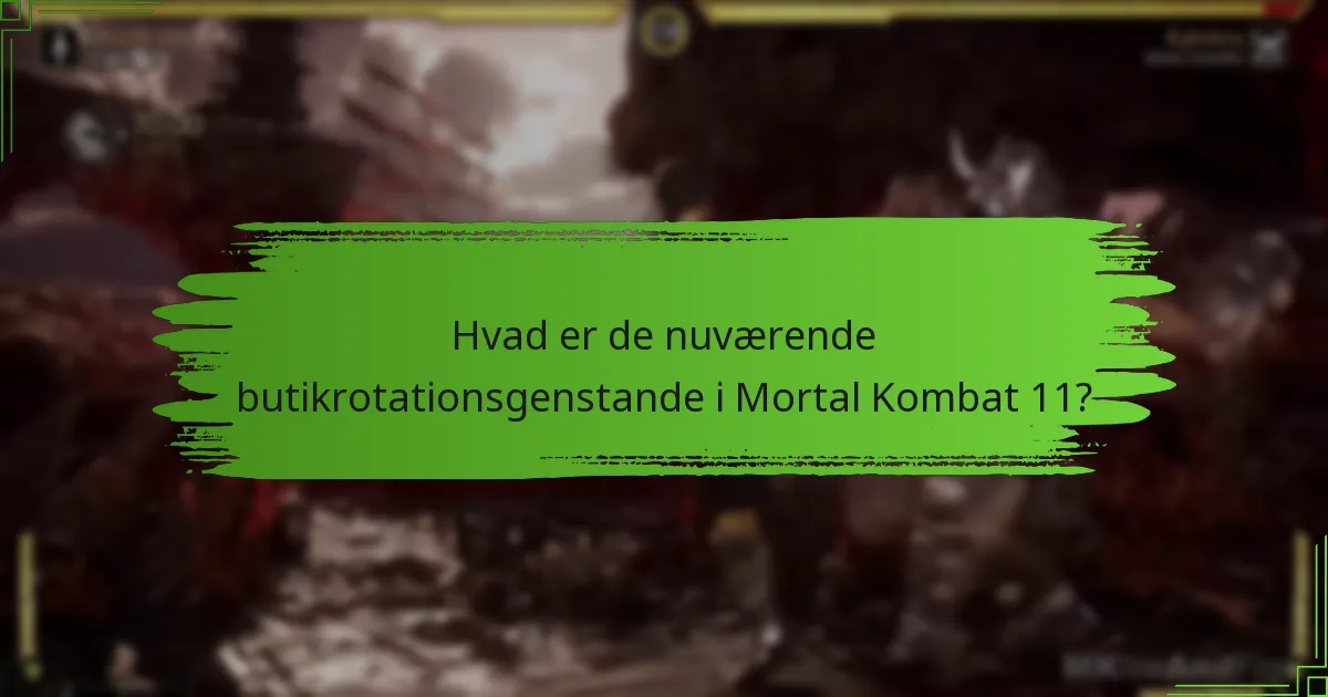 Hvilke eksklusive kosmetik er tilgængelige i den nuværende rotation?