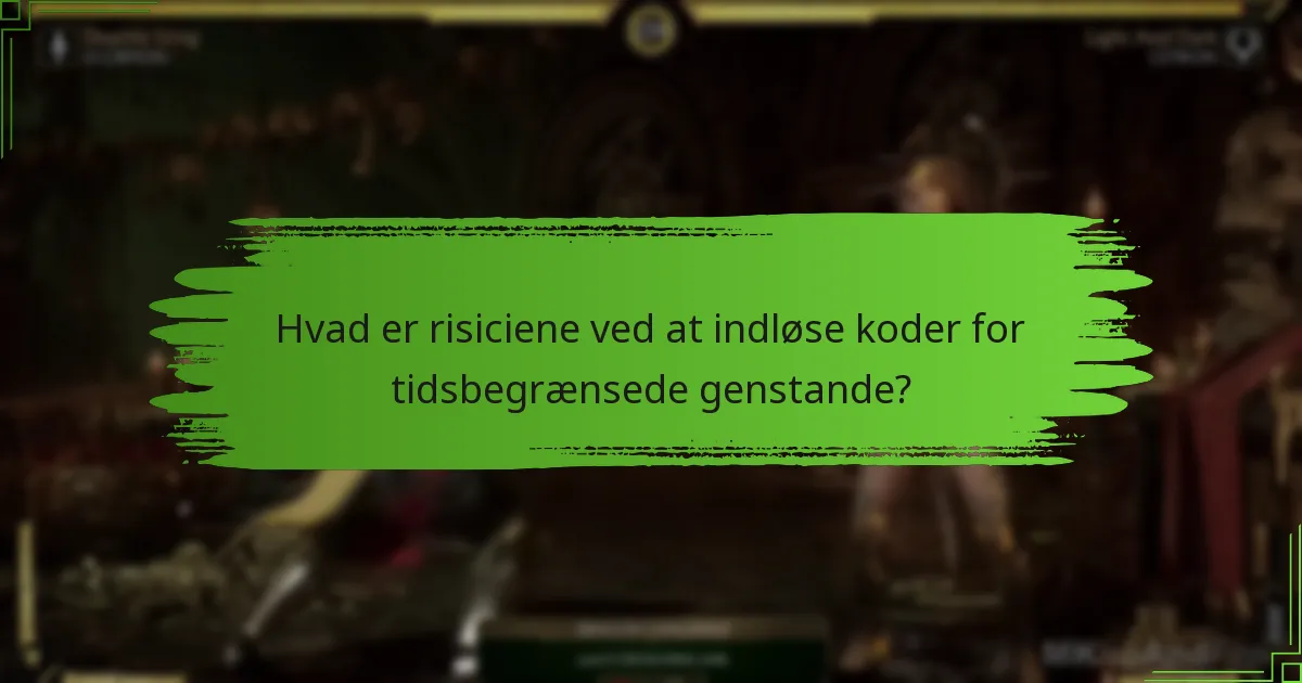 Hvordan forbedrer tidsbegrænsede genstande gameplay i Mortal Kombat 11?