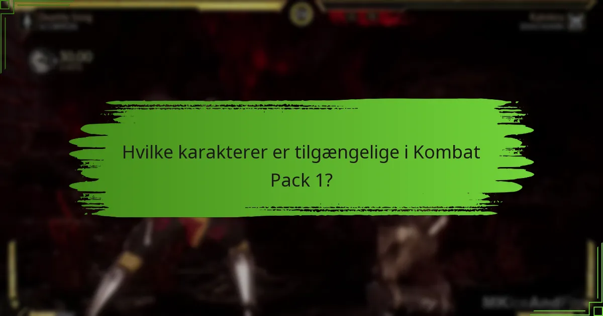 Hvad er forskellene mellem Kombat Pack 1 og tidligere pakker?