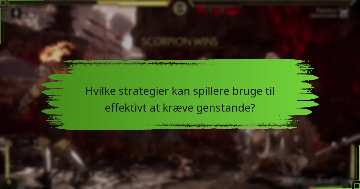 Hvad er de almindelige faldgruber ved krav på genstande?