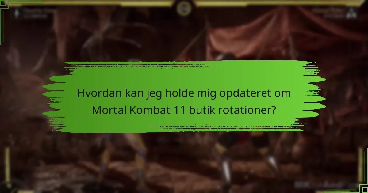 Hvilke typer varer er tilgængelige i Mortal Kombat 11 butikken?